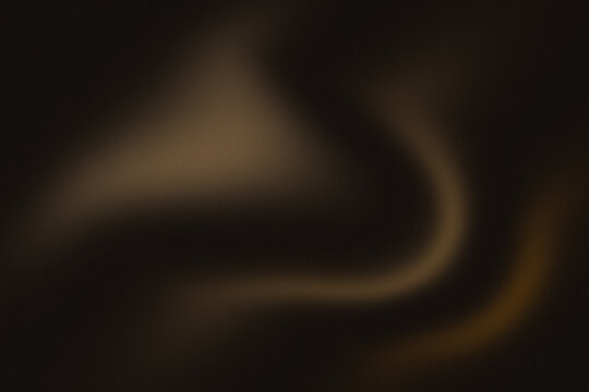 Abstract dark moody sepia gradient background with grainy texture and elegant fluid bronze light wave aura