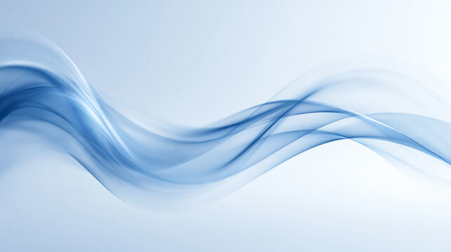 Abstract Blue Wave Flowing Dynamic Background