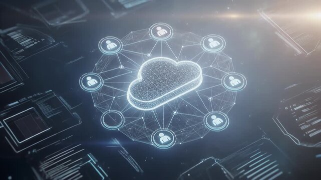 Firefly digital landscape with seamless connectivity and user engagement in a vibrant online environment