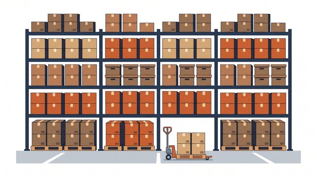 Comprehensive logistics and warehouse management system projects for inventory storage and supply chain optimization