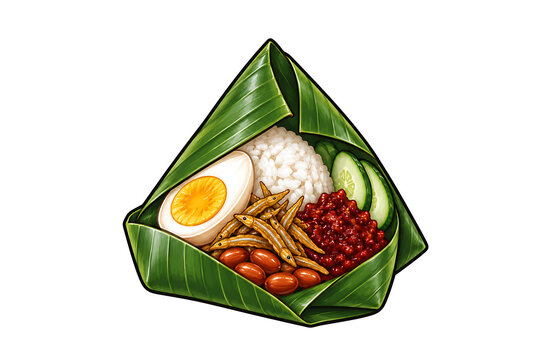nasi lemak telur