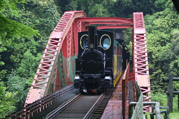 炭鉱のトロッコ列車 © ben