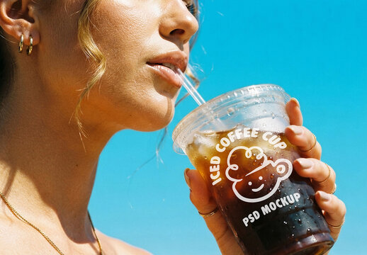 Iced Coffee Mockup