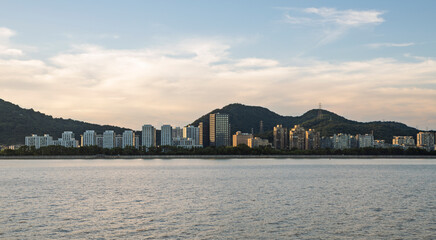Obraz premium Zhakou residential district, Qiantang River waterfront, Hangzhou, China
