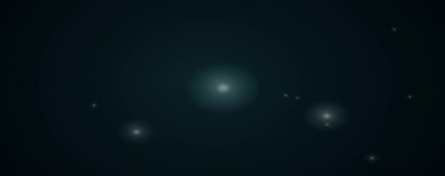 Floating Glowing Bioluminescent Spheres in Teal and Opal for Skincare Commercial