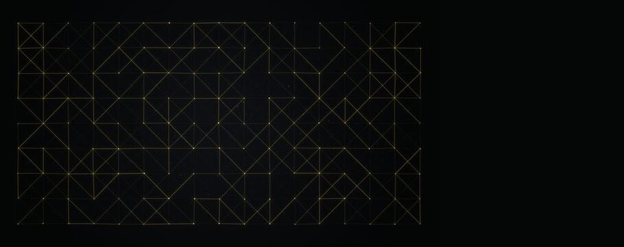 Interconnecting Golden Light Filaments