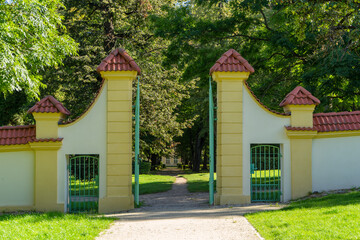 Ogrody Pałacu Branickich w Białymstoku, Podlasie, Polska © podlaski49