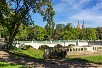 Ogrody Pałacu Branickich w Białymstoku, Podlasie, Polska © podlaski49