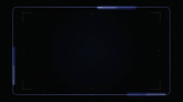 Camera viewfinder overlay HUD graphic seamless loop motion background