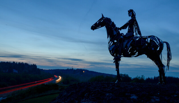 The Gaelic Chieftan - sculpture Co. Roscommon, Ireland