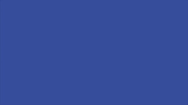 Dark Blue Background Animated Speech Bubble With Wow Text