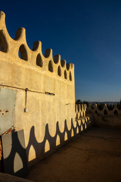 Traditional old mud house, Najran Province, Najran, Saudi Arabia