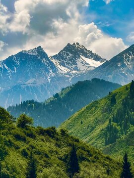 mountains in the alps