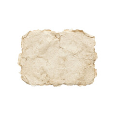 Fototapeta premium Aged Parchment Paper: A textured piece of aged parchment paper, showing signs of wear and tear, perfect for conveying a sense of history and authenticity.
