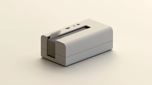 Modern dot matrix printer for office use with paper feed slot