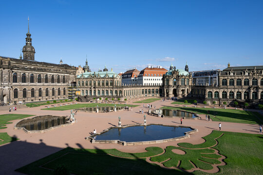 Dresden Germany Zwinger Palace (Der Dresdner Zwinger) Art Gallery of Dresden, Saxony, Germany