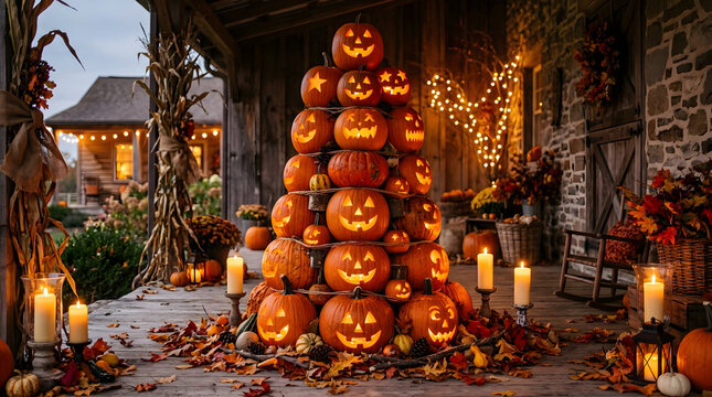 halloween pumpkin lantern