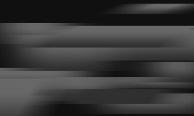 Obraz premium Black and Gray Horizontal Speed Line Gradient Background