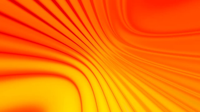 Colorful patterns flow in an abstract design with orange and yellow shades