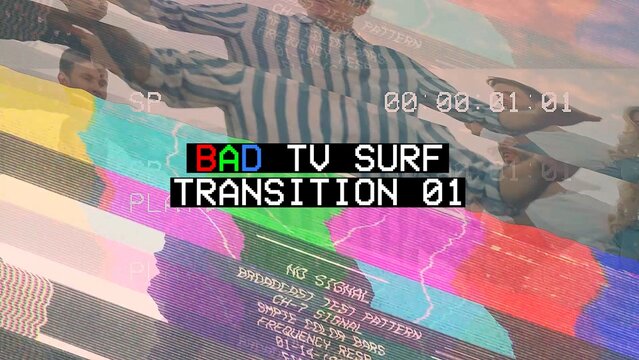 Bad TV Surf Transtion 01