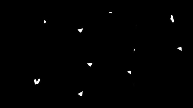 Hand Drawn Animated Arrow Doodle Pack on Black Background