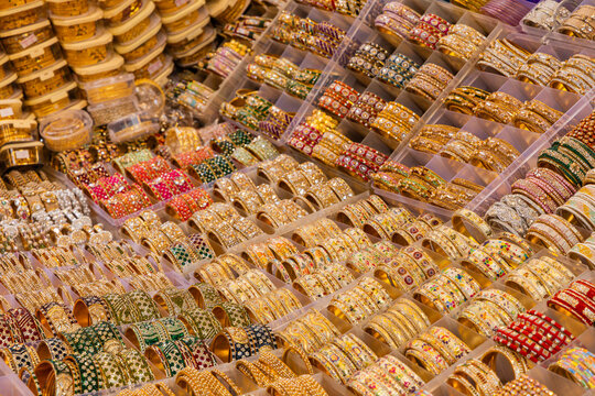 Indian Bangles in a Hyderbad Bazaar
