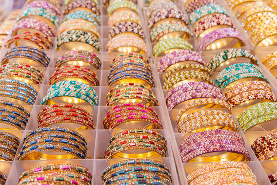 Indian Bangles in a Hyderbad Bazaar