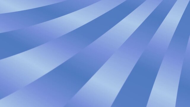Abstract blue gradient diagonal rays motion background with smooth geometric light stripes looping