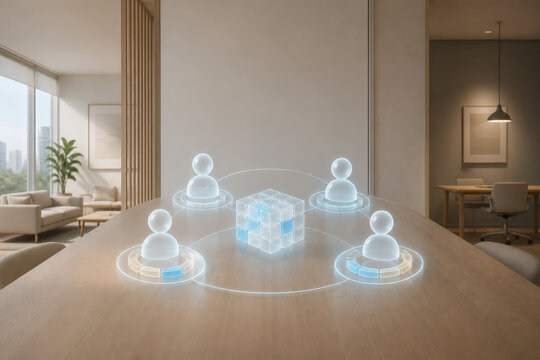 Remote Team Collaboration Network for Hybrid Digital Workplace
