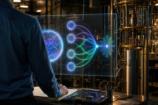Clean Quantum Computing Dashboard for Advanced Research and Simulation