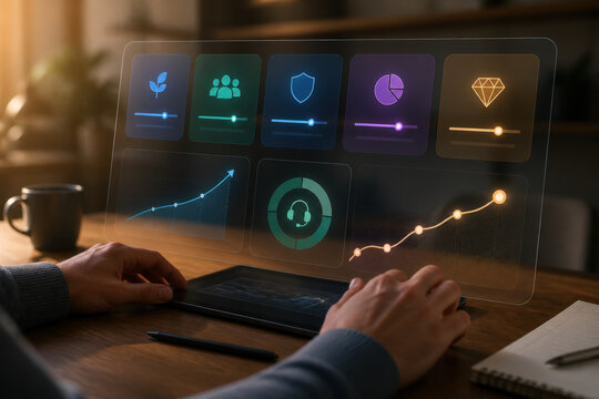Service Subscription Operations Dashboard for Recurring Revenue and Retention