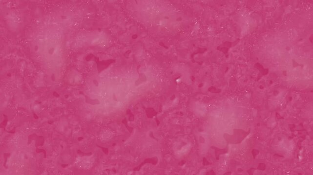 Abstract Pink Magenta Liquid Surface Motion Loop with Glowing Wet Bubble Texture
