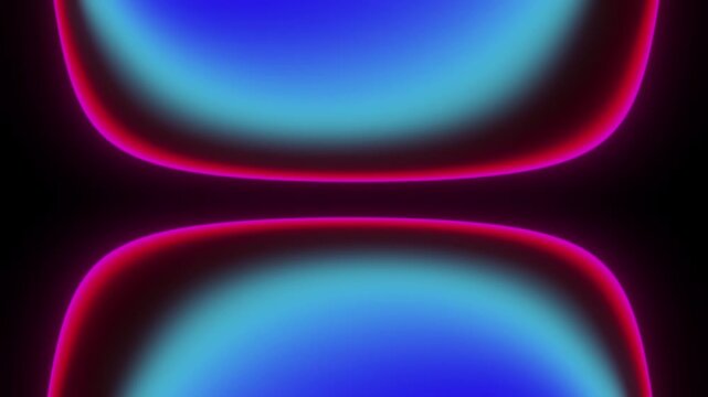 Abstract Grainy Liquid Gradient Motion Background Loop with Glowing Pink Purple Blue Symmetry
