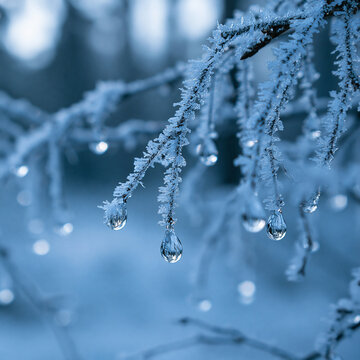 icicles on a tree