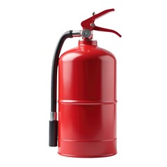 Obraz premium Fire extinguisher on white background
