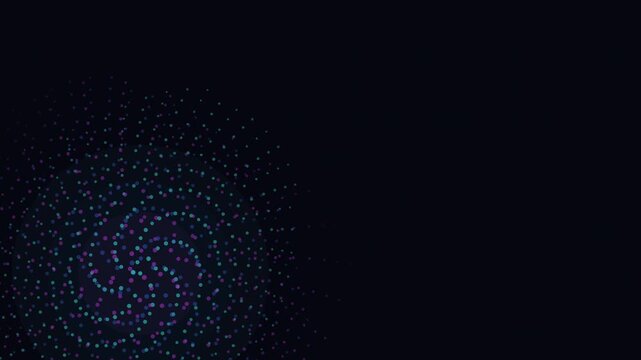 Animated starburst of gold and deep crimson rays pulses outward from the left edge against a near-black background in a seamless 4K loop.
