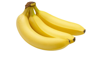 Isolated organic ripe yellow bananas a healthy and delicious tropical fruit snack. © Gabriel