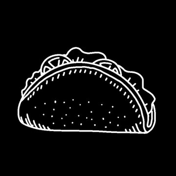 vector illustration of a black and white label