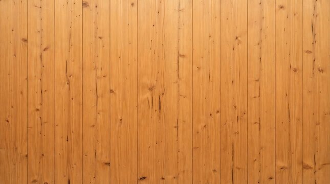 Natural Pine Wood Paneling Texture, Warm Golden Grain, Rustic Interior Background, Vertical Wood Siding