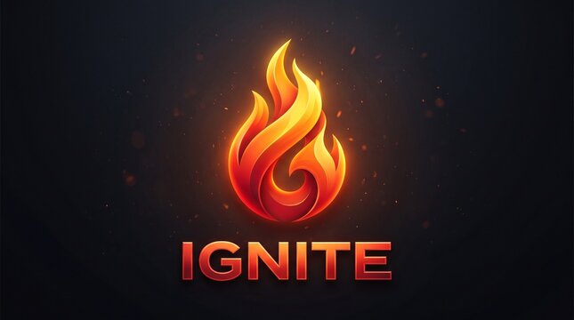 Flame graphic with the wordmark ignite is prominently displayed