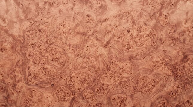 Rich Walnut Burl Wood Grain Texture, Natural Organic Pattern, Warm Brown Wood Surface, Luxury Material Background