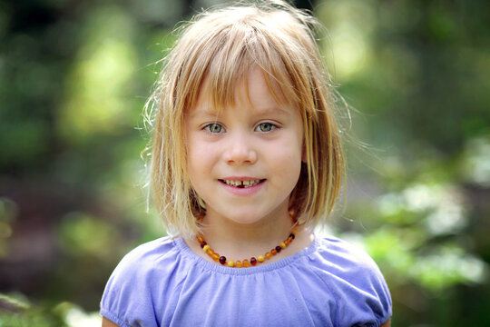 Fall Portrait of Girl in the Forest