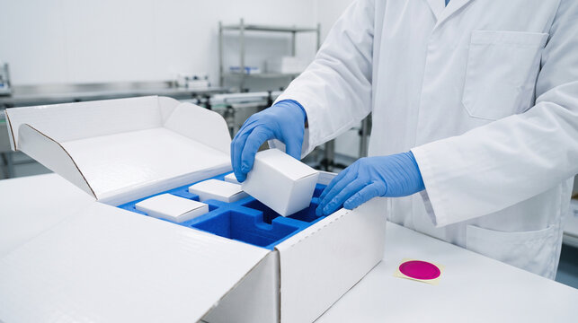 Thermal packing setup for safeguarding medicine cartons
