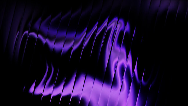 Purple Neon Wave Abstract Background