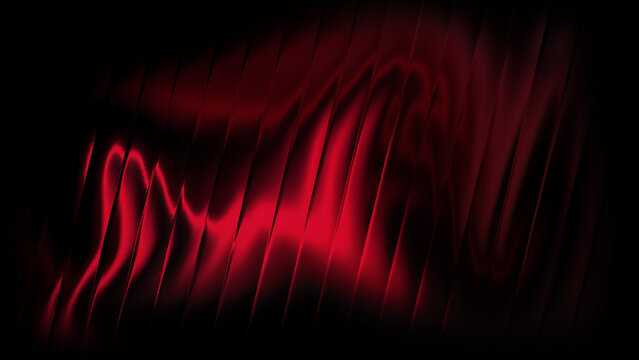 Red Pink Neon Wave Abstract Background