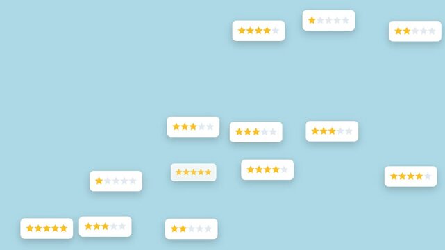 star rating customer review boxes popping up