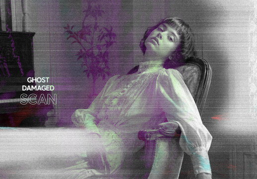 Ghost Dameged Scan Effect