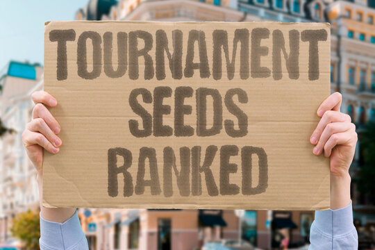 "Tournament seeds ranked" Tennis competition structure and player placement explained. SPORTS. TENNIS. RANKING. COMPETITION. SEEDING.
