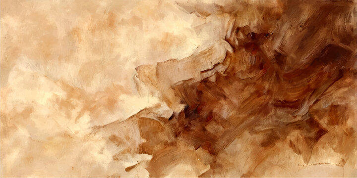 Abstract Earth Tones A masterful abstract artwork evoking the raw beauty of earth tones, with bold brushstrokes creating a textured, impressionistic landscape of natural hues.