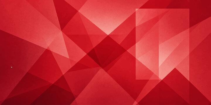 Abstract geometric red background with overlapping triangles and polygon shapes triangles pattern polygonal design modern texture digital art graphic design backdrop geometric abstract
